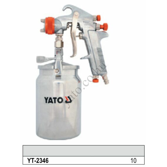 YATO Festékszóró pisztoly alsótartályos 1,0 l