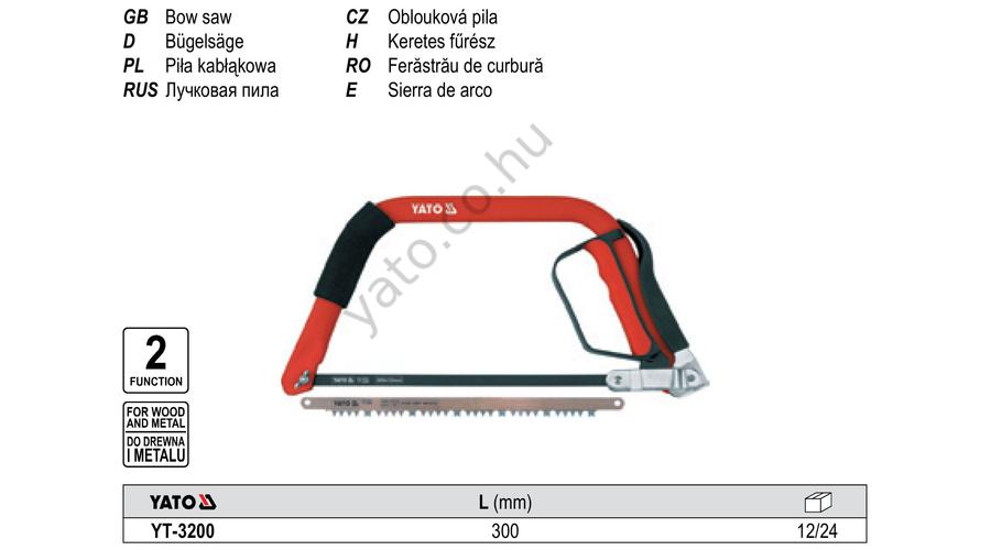 Sierra de arco Yato Yato YT-3200