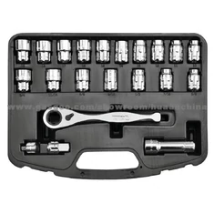 Dugókulcskészlet átmenő csavarokhoz 1/2" 1/4"