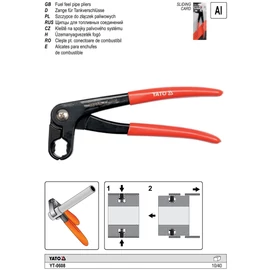 Üzemanyagvezeték fogó
