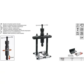Csapágylehúzó és körmös csapágylehúzó hidraulikus kézpumpával