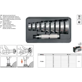 Csapágy, szimering, persely ki- és beütő készlet