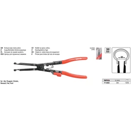 Kipufogóbilincs fogó