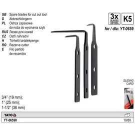 YATO szélvédő-kivágó késhez tartalék penge