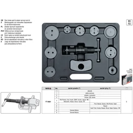 Fékmunkahenger prés készlet