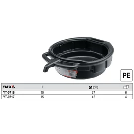 YATO olajleeresztő tál 10 L