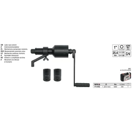 Nyomaték sokszorozó 1" 2400Nm