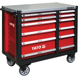 Yato Szerszámos kocsi 2x6 fiókos szélesített YT-09003