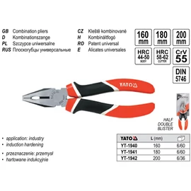 Kombinált fogó 160 mm CrV YATO