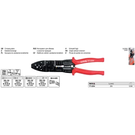 KRIMPELŐ FOGÓ 250mm