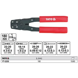 KRIMPELŐ FOGÓ 180mm