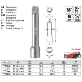TOLDÓSZÁR 3/8"  42mm