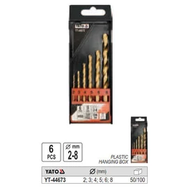 CSIGAFÚRÓ KLT. 6DB BEVONATOS 2-8MM YT-44673