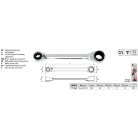 CSILLAGKULCS RACSNIS 10-13-17-19mm