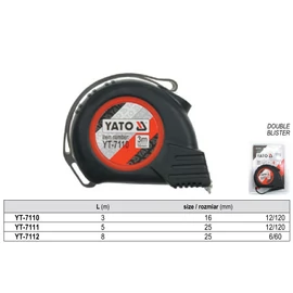 Mérőszalag 3 m / 16 mm YATO