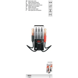 Akkuteszter 12V digit CCA 150-1400A YATO