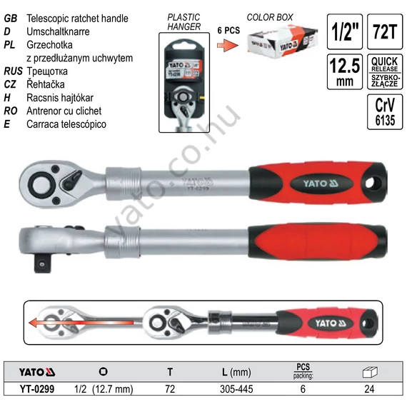 RACSNIS HAJTÓKAR 1/2"