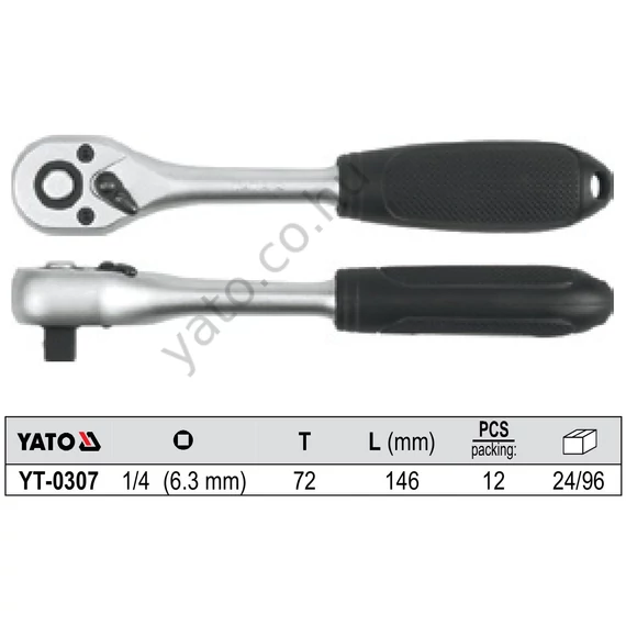 RACSNIS HAJTÓKAR 1/4"