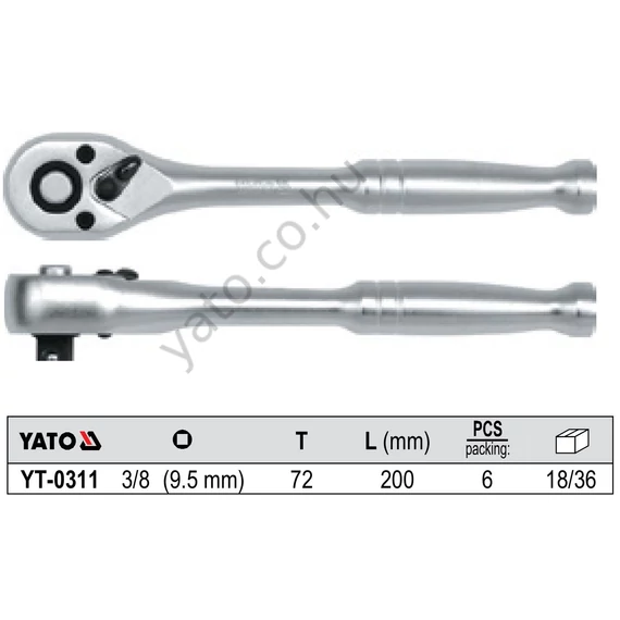 RACSNIS HAJTÓKAR 3/8"