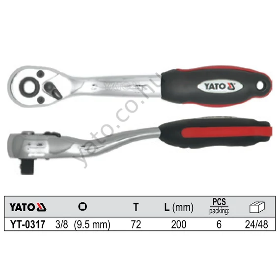 RACSNIS HAJTÓKAR 3/8"