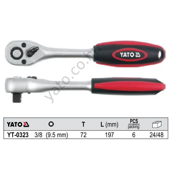 RACSNIS HAJTÓKAR 3/8"