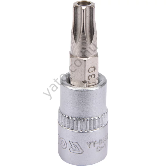 DUGÓKULCS TORX 1/4" T30 L=37mm YT-04306