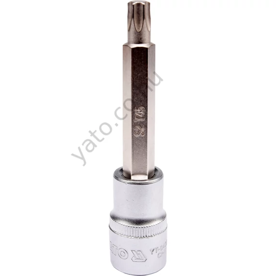 DUGÓKULCS TORX 1/2" T45 L=100mm YT-04325