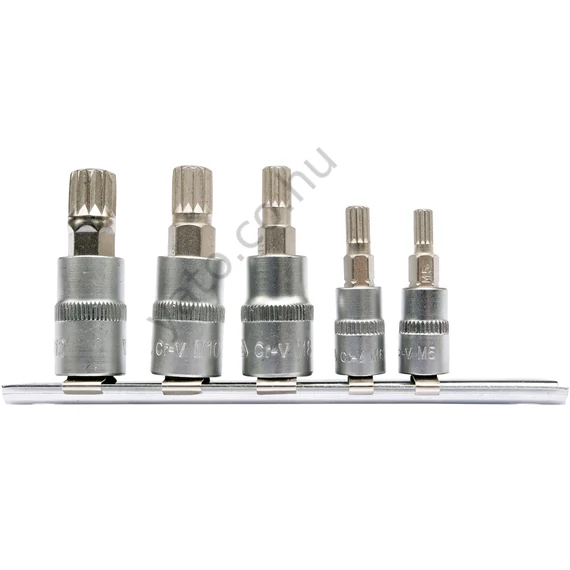 DUGÓKULCS KLT. SPLINE 5DB 1/4"-3/8" YT-04360