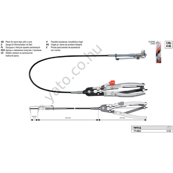 FOGÓ VÍZCSŐBILINCSHEZ FLEXIBILIS 613+53mm