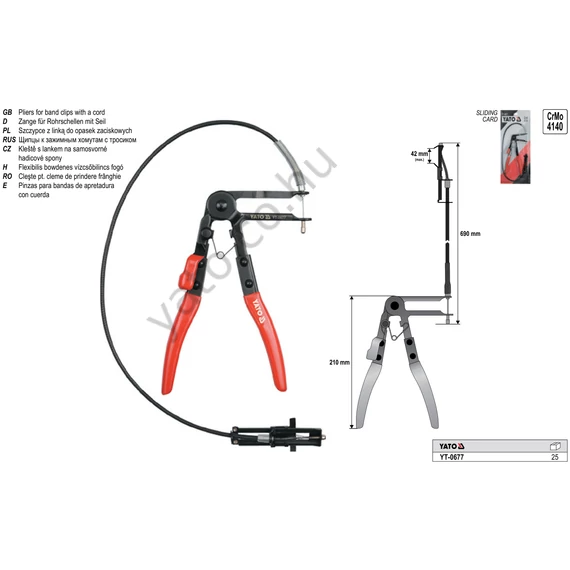 FOGÓ VÍZCSŐBILINCSHEZ FLEXIBILIS 690+42mm