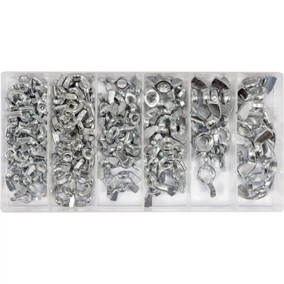 KÉSZLET, SZÁRNYAS CSAVARANYA 150DB M4-M10 YT-06776