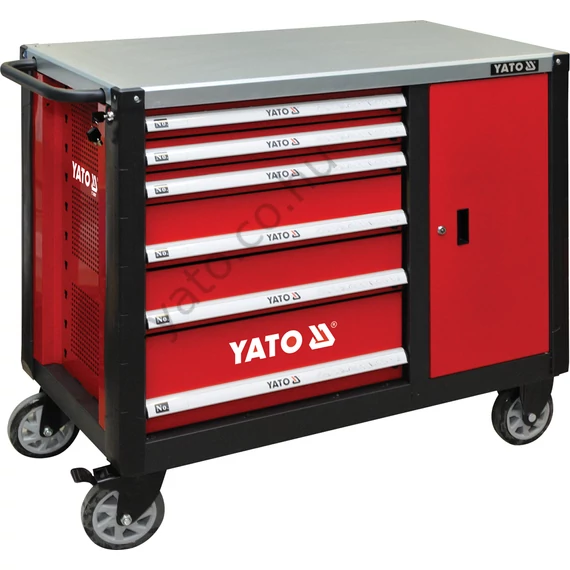 Yato Szerszámos kocsi 6+1 fiókos szélesített YT-09002
