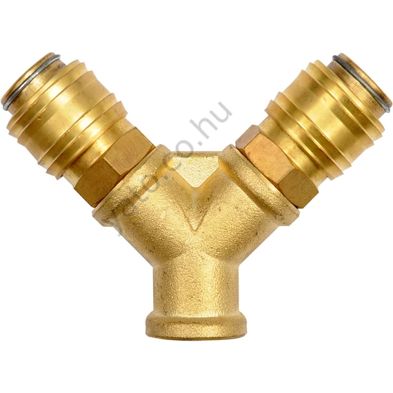 GYORSCSATLAKOZÓ KETTES ELOSZTÓ 3/8" YT-24091