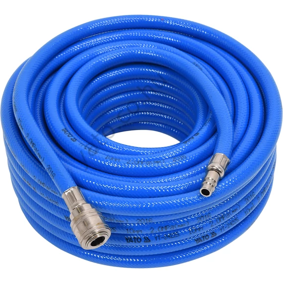 LÉGTÖMLŐ PVC  10MM x 20M GYORSCSATLAKOZÓKKAL