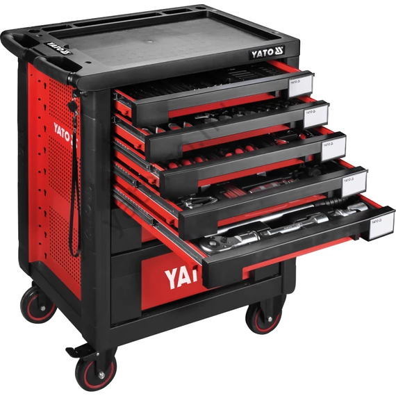 YATO 165 részes szerszámoskocsi, 958x766x465mm