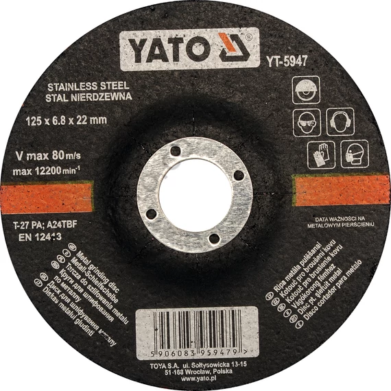 Vágókorong fémhez 125x6.8mm