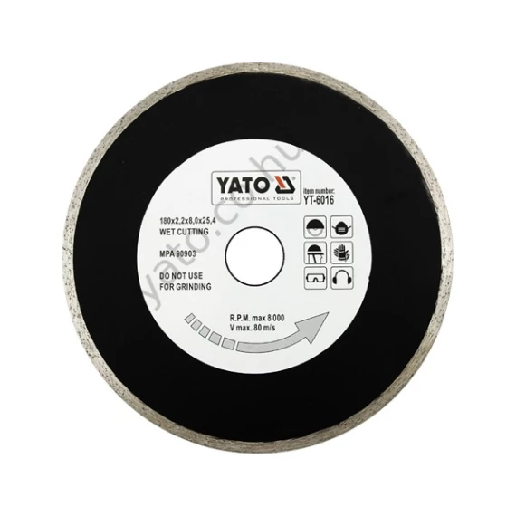 Gyémántkorong csempéhez 200x2.2mm