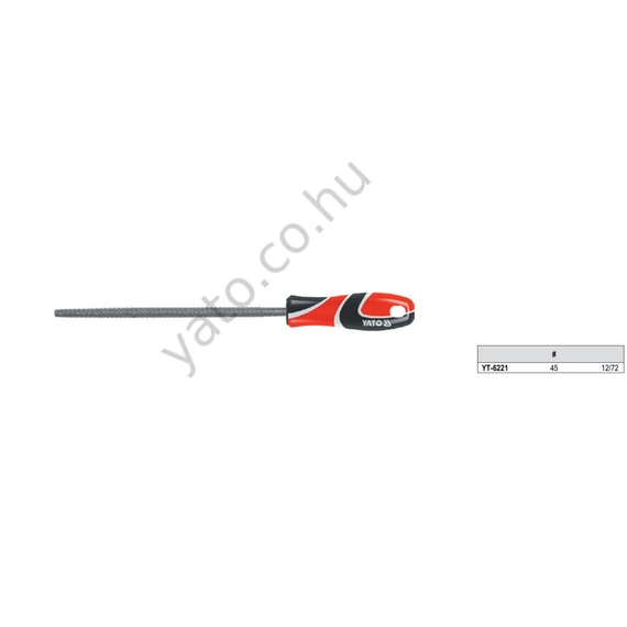 Ráspoly kerek 250 mm YATO
