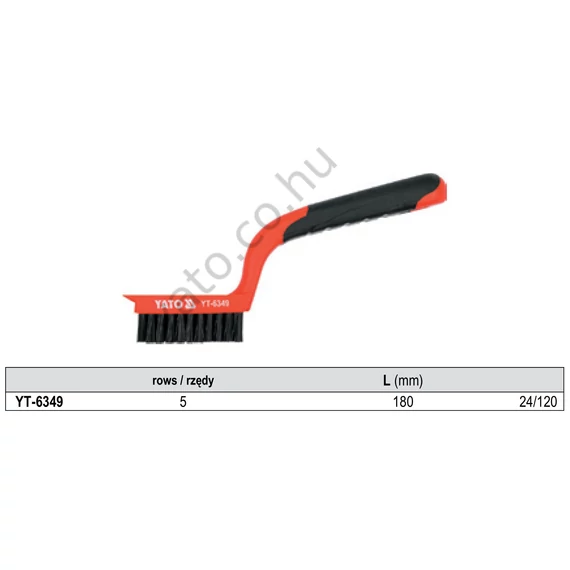 Kefe 5 soros 180 mm YATO