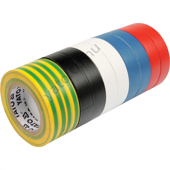 Szigetelőszalag 19 mm x 20 m x 0.13 mm 10db